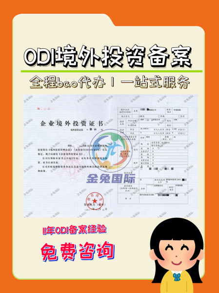 全国ODI备案全程代办-ODI境外投资备案全流程代办